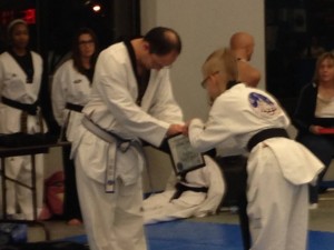 David Berg receiving belt
